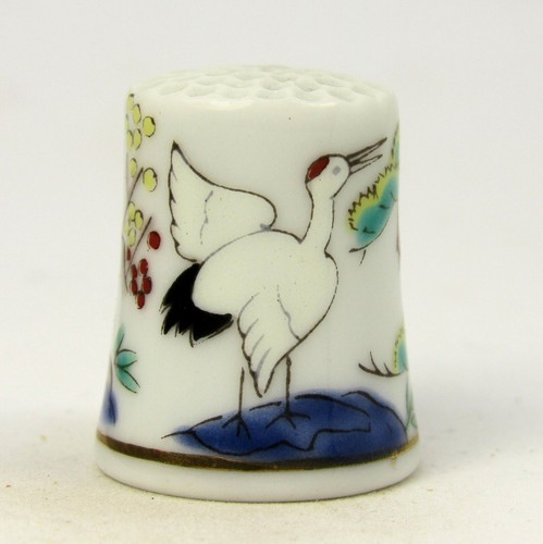 Thimble collectors club crane - collectors,