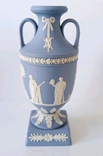 Wedgwood Blue Jasperware Vase