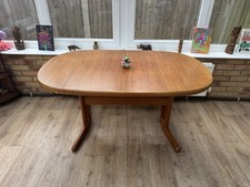Vintage Teak Extending Dining Table 1970s Danish Retro/MCM/Scandinavian