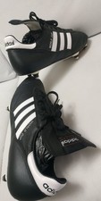 ADIDAS  WORLD  CUP MENS LEATHER FOOTBALL BOOTS BLACK SIZE UK 11  USED CONDITION 