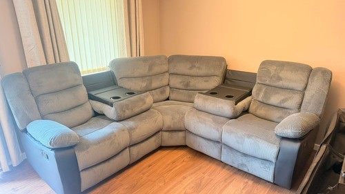 Rio cord manual recliner sofa - cord,