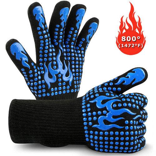 Pair bbq oven gloves - bbq,