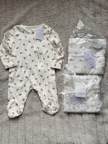 Bear print bundle zip - bundle,