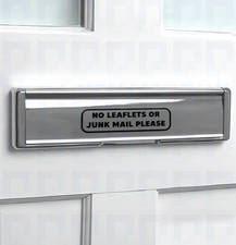No Leaflets or Junk Mail Vinyl
