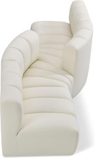 Modern Cream Vegan Leather