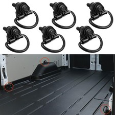 6x Steel Rear Cargo D-Hooks