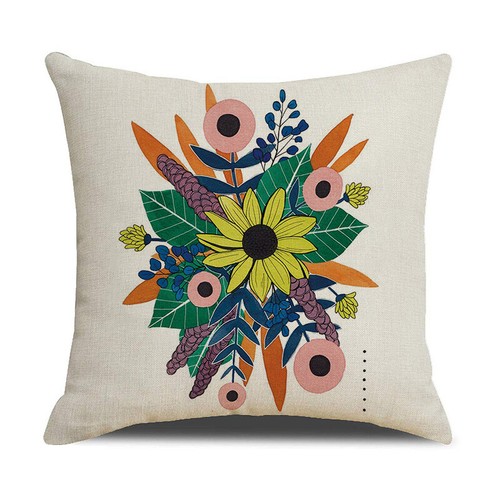 Daisy flower throw pillow - daisy,