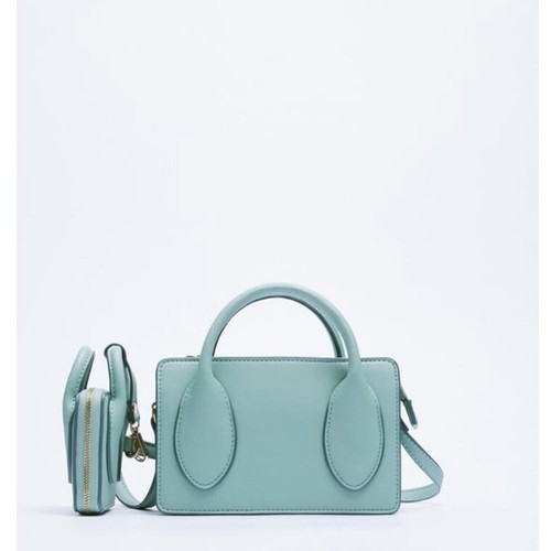 Zara mini crossbody bag blue - zara,