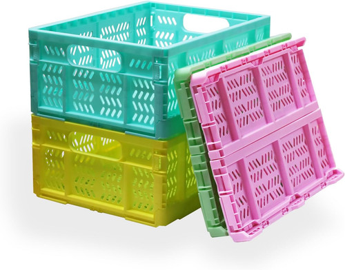 Pack plastic storage crates - 4,
