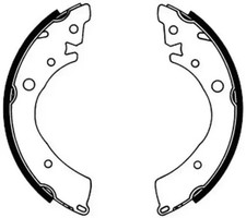 Brake shoes Rear Axle C04010ABE ABE for HONDA ACCORD III ACCORD III Aerodeck