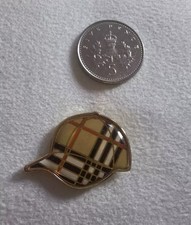 Enamel Pin Badge Burberry Cap