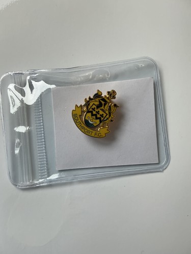 Football crest pin badge - crest,