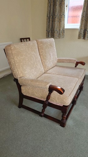 Wood framed piece lounge - wood, 4