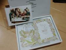 Swarovski acrylic stand photo frame glass frame Alice Disney