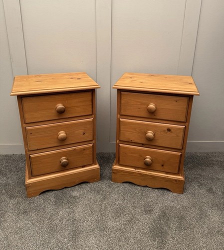 Pair vintage solid - pair, pine