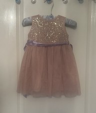 monsoon pink sequins baby girl dresses