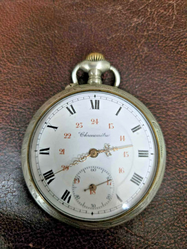 Antique chronometre silver - chronometre,