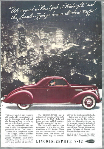 1937 lincoln zephyr - 1937,
