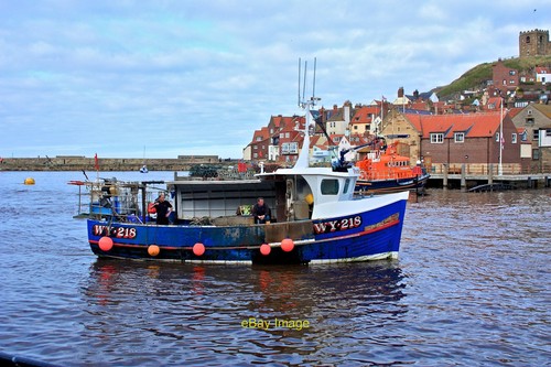 Photo 12x8 fishing boat whitby - photo,