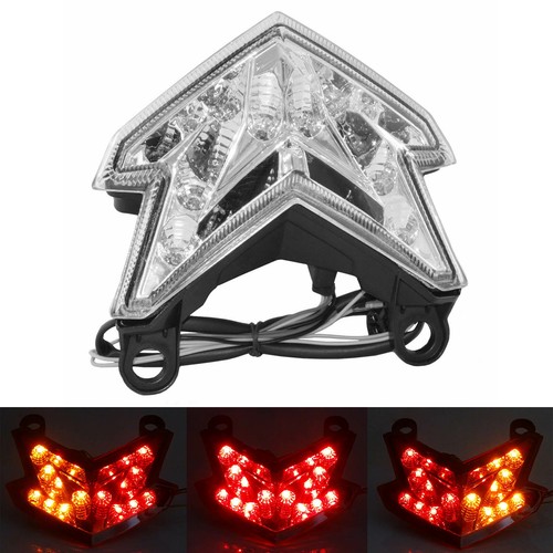 Clear led integrated taillight - integrated,