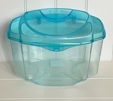 Portable Pet Carrier holder Clear to View Hamster, Gerbil, Rat,Small Reptile VGC