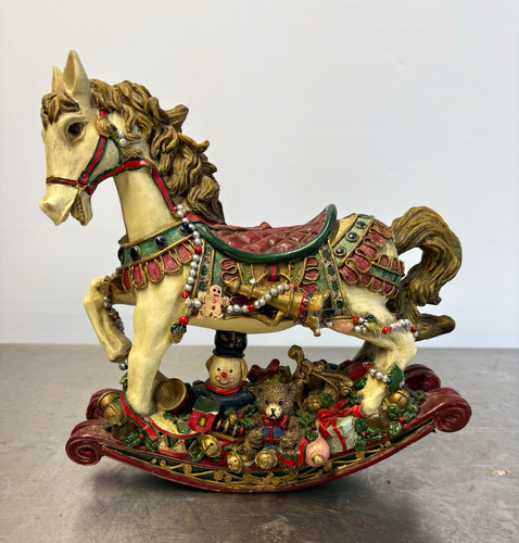 Christmas rocking horse - christmas,