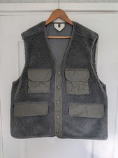 Mens Arket Fleece Gilet Size L