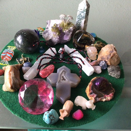 Crystal bundle job lot - job,
