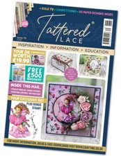 NEW Tattered Lace Issue 79 Magazine with FREE Fairy Die & Bonus Stamp CLEARANCE