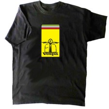 Vespa Italian motorcycle scooter T-Shirt small to XXXL sizes black