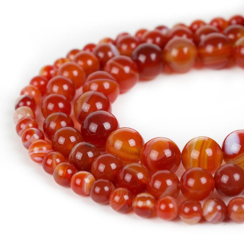 Natural dark striped carnelian - natural,
