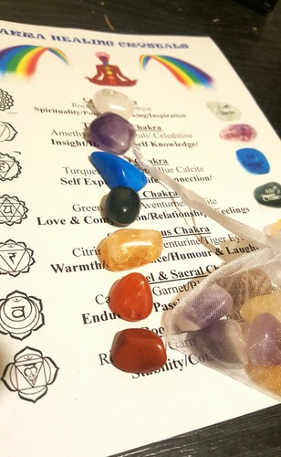 New chakra healing crystals - healing, 7