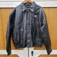 Sportscoach RV Black Leather Jacket XXL (Coachman RV) EUC 