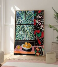 Henri Matisse The Egyptian Curtain Print, Modern Wall Art Poster, Fine Artwork