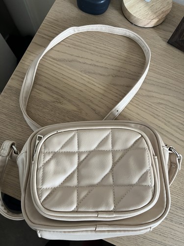 Primark beige quilted faux - primark,