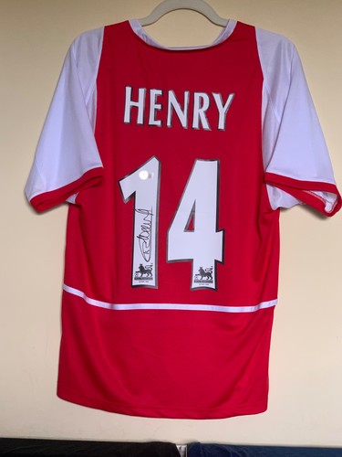 Thierry henry signed arsenal - henry,