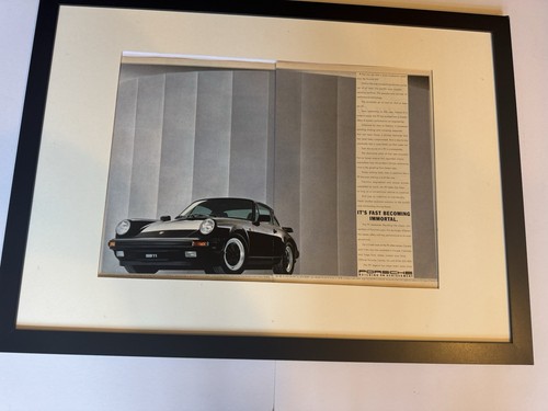 Original framed 1988 porsche - original,