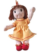 Zapf Creation Maggie Raggies Large Cloth Doll Wool Hair. Original Dress. 