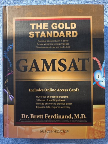 Gamsat gold standard 2013 - gold,