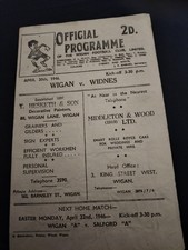 VINTAGE RUGBY LEAGUE PROGRAMME