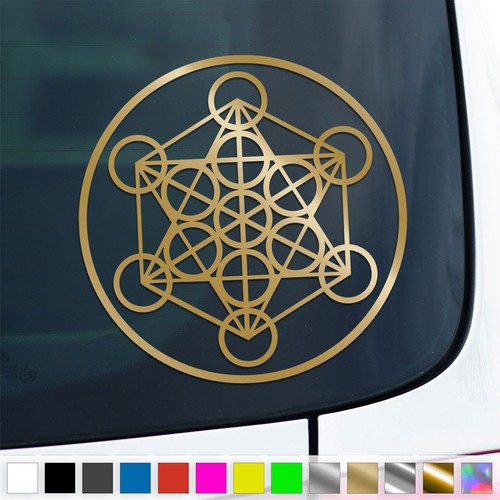 Metatrons cube sticker - metatrons,