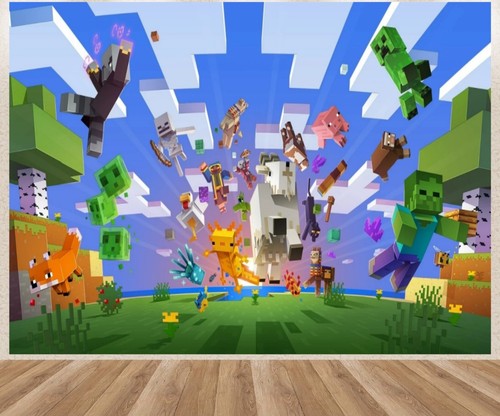 Kids mine craft wallpaper - mine&craft, wall