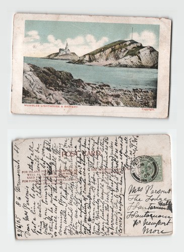 Postcard mumbles lighthouse - -,