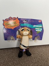 Shrek the Third Puss in Boots Stick On Plush Teddy Window Car BNWT New With Tags