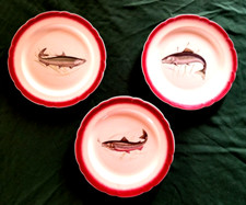 Lot of 3 Porcelain Fish Plate