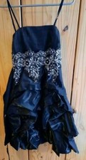 ? Stunning Size 8 Black Evening, Cocktail Or Christmas Dress By Cherlone