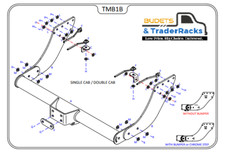 Mitsubishi L200 Tow Bar 2009