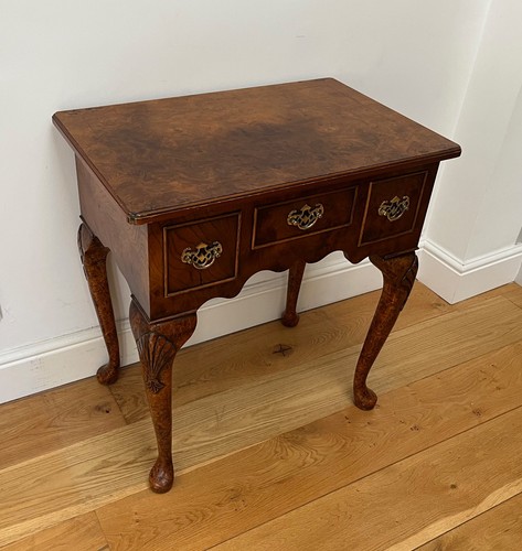 Vintage burr elm lowboy - burr,