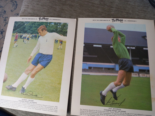 Tottenham typhoo tea - 2, cards