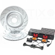 FOR AUDI RS3 8V RSQ3 REAR 356mm S6 S7 S8 BIG BRAKE DISCS CONVERSION UPGRADE